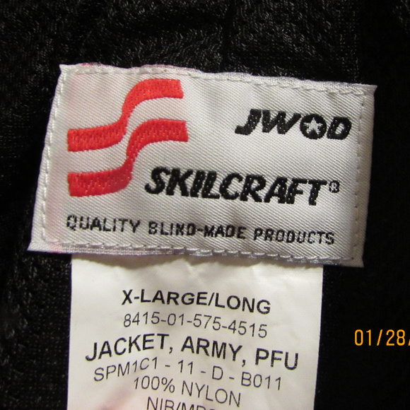 JWOD Skilcraft Jackets & Coats Army Xl Coat Color Changing Exterior